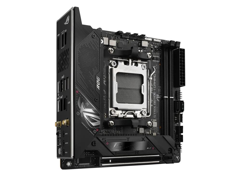 ASUS ROG STRIX B650E-I GAMING WIFI, AMD, Socket AM5, AMD Ryzen™ 7, Socket AM5, DDR5-SDRAM, 64 GB