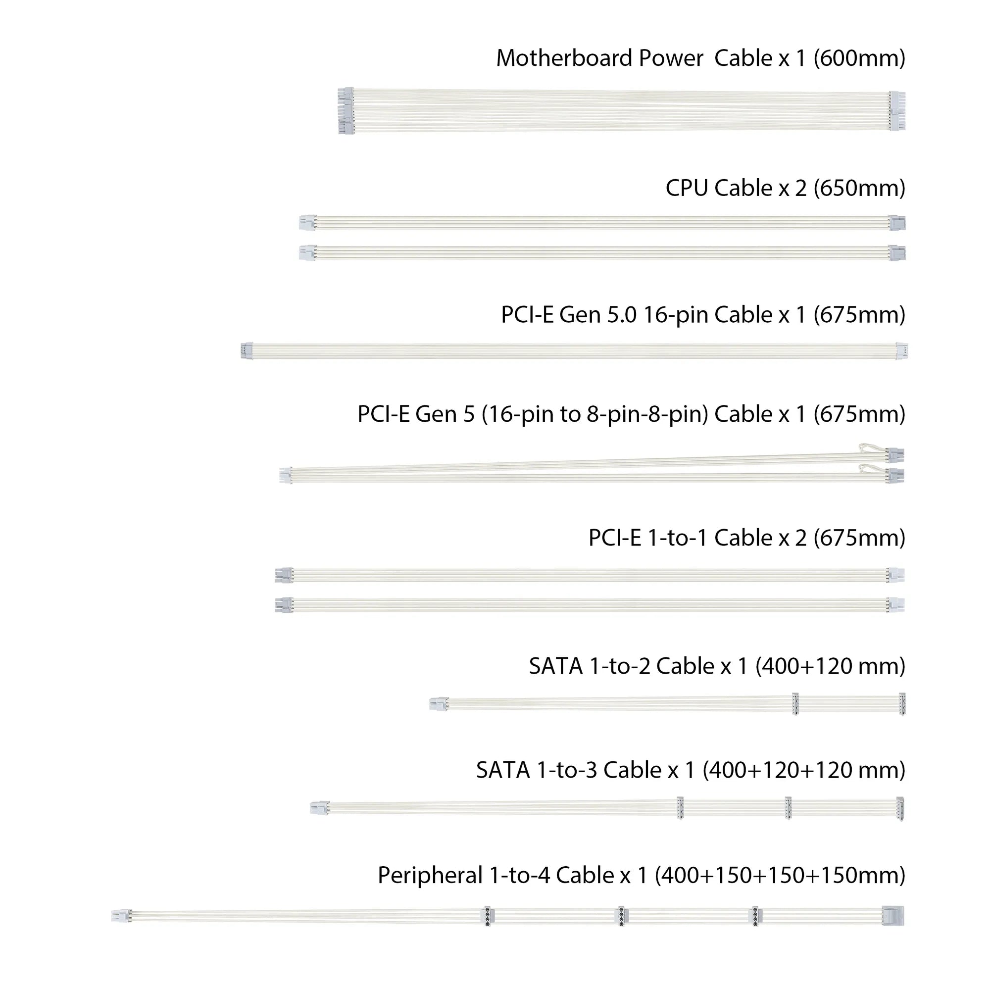 ASUS TUF Gaming 1000W Gold White Edition, 1000 W, 100 - 240 V, Active, 130 W, 1000 W, 130 W