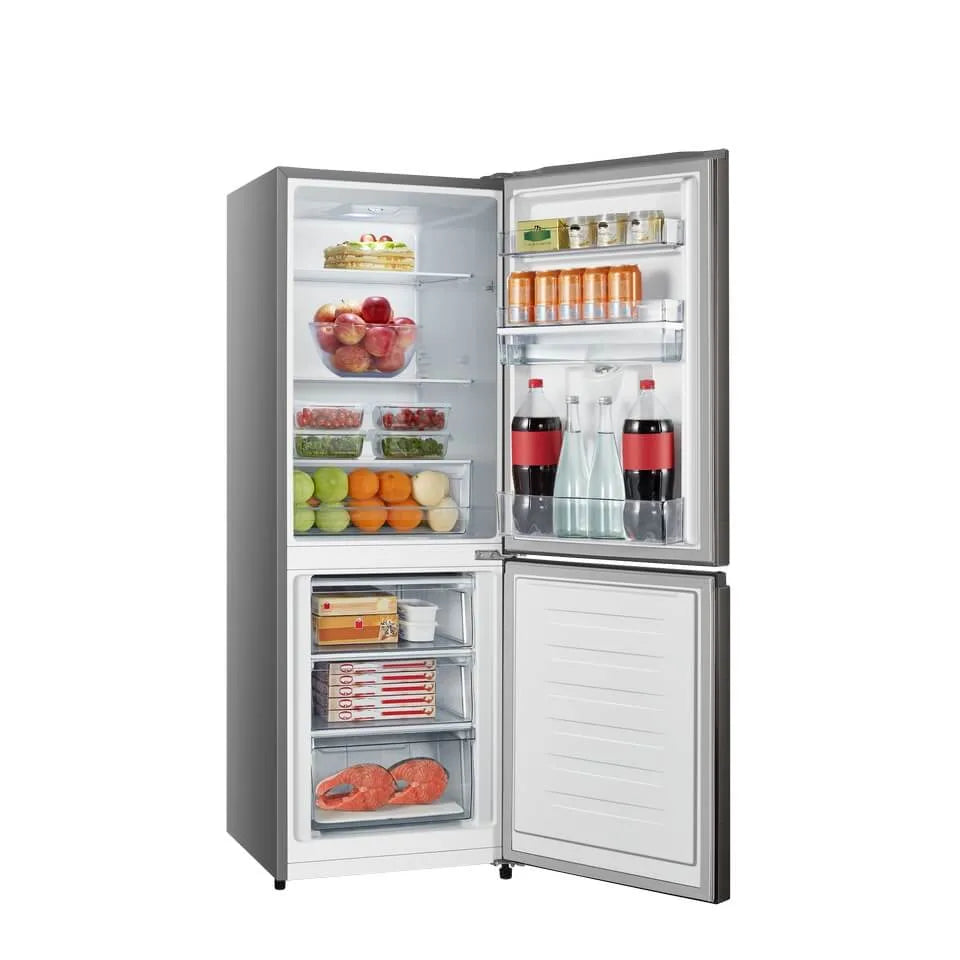 Hisense H310BIT-WD, 222 L, N-ST, 3 kg/24h, A, Fresh zone compartment, Stainless steel, Titanium