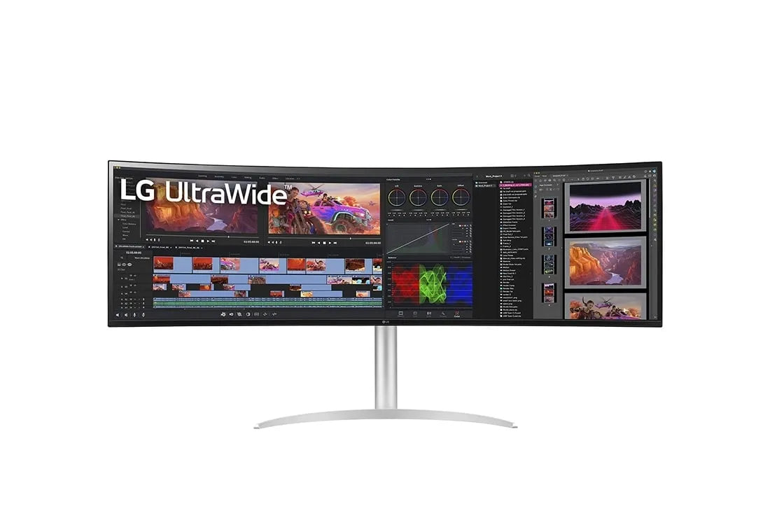 LG 49WQ95C-W, 124.5 cm (49"), 5120 x 1440 pixels, UltraWide Dual Quad HD, 5 ms, Silver