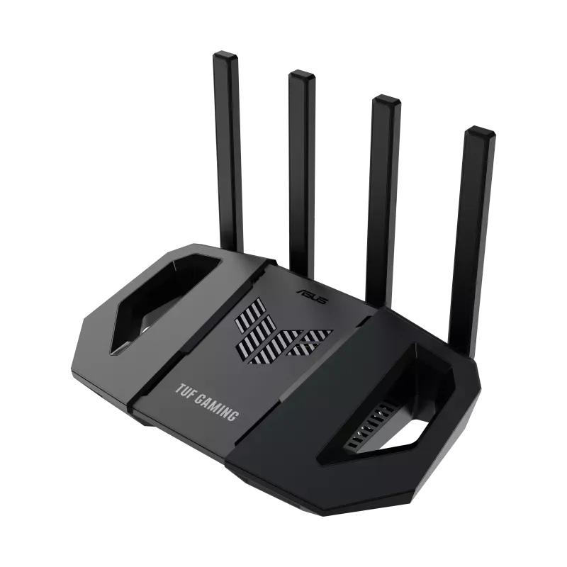 ASUS TUF-BE3600, Wi-Fi 7 (802.11be), Dual-band (2.4 GHz / 5 GHz), Ethernet LAN, Black, Tabletop router