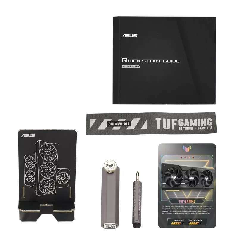 ASUS TUF Gaming TUF-RX7700XT-O12G-GAMING, Radeon RX 7700 XT, 12 GB, GDDR6, 192 bit, 7680 x 4320 pixels, PCI Express 4.0