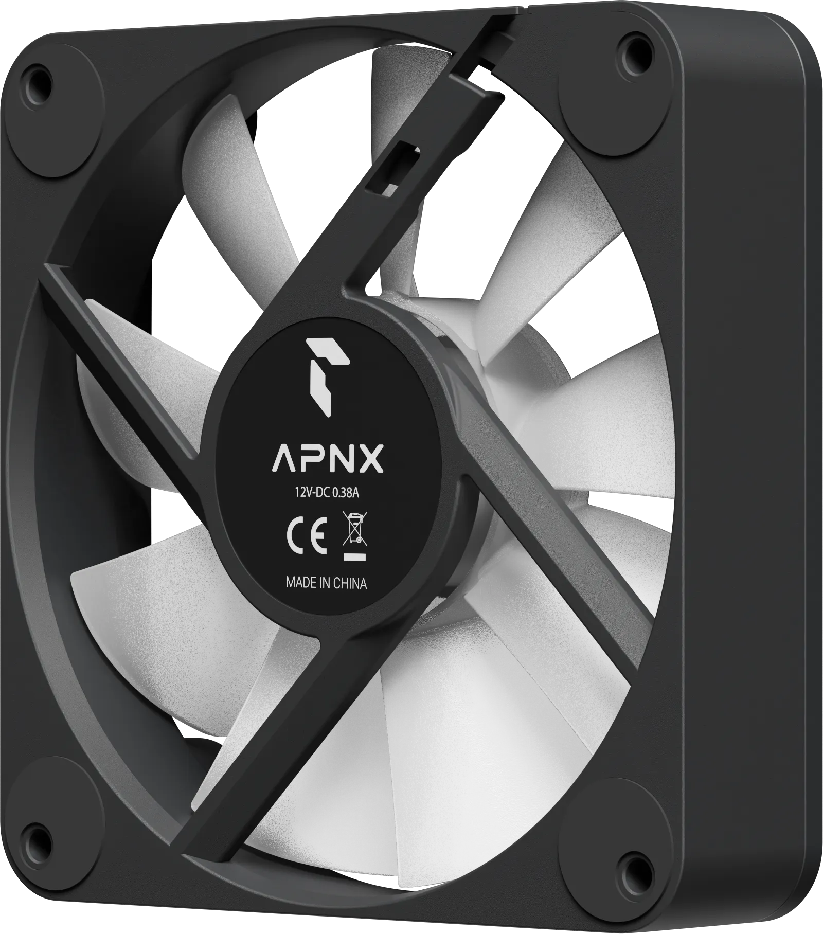 Aerocool APNX FP1-R 120mm PWM ARGB Fan - Black. 