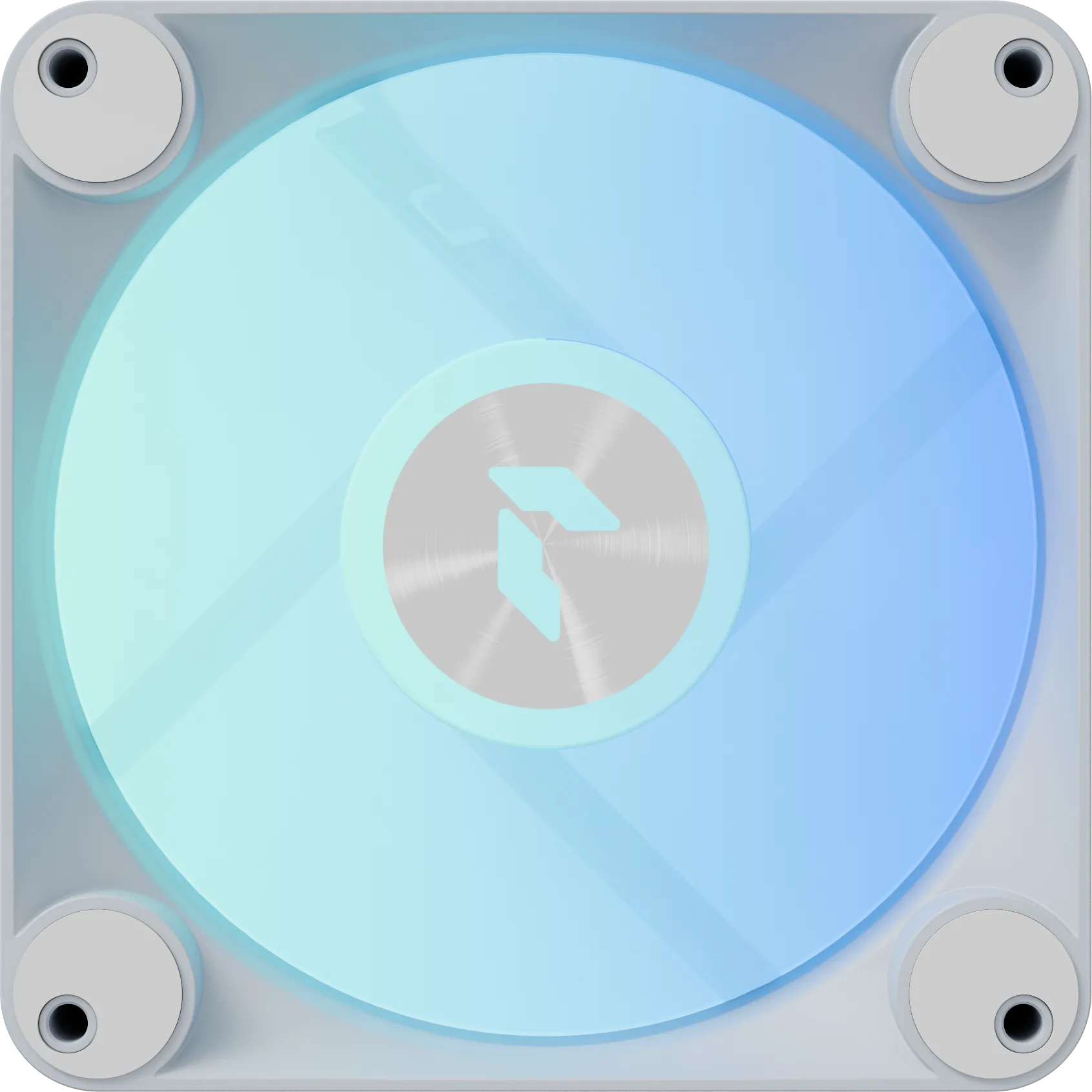 Aerocool APNX FP1-R 120mm PWM ARGB Fan - White. 