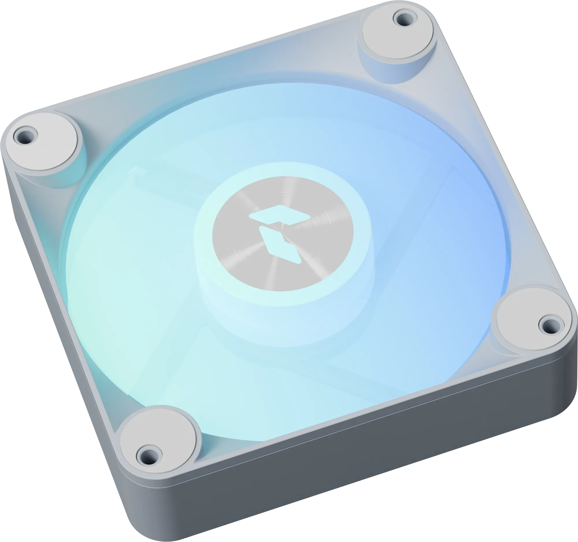 Aerocool APNX FP1-R 120mm PWM ARGB Fan - White. 