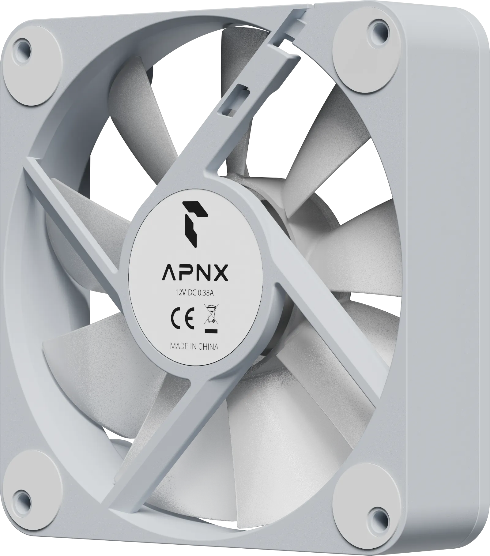 Aerocool APNX FP1-R 120mm PWM ARGB Fan - White. 