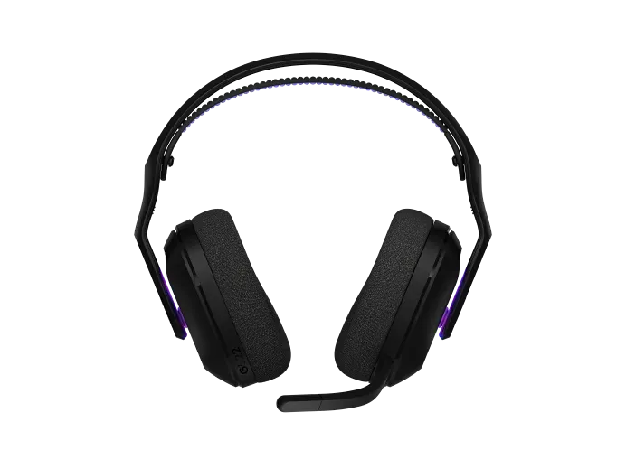 Wireless Gaming Headset with LIGHTSYNC RGB |  2.4GHZ Detachable Mic - White|USB-A LIGHTSPEED Wireless Receiver |  Wired USB-A US
