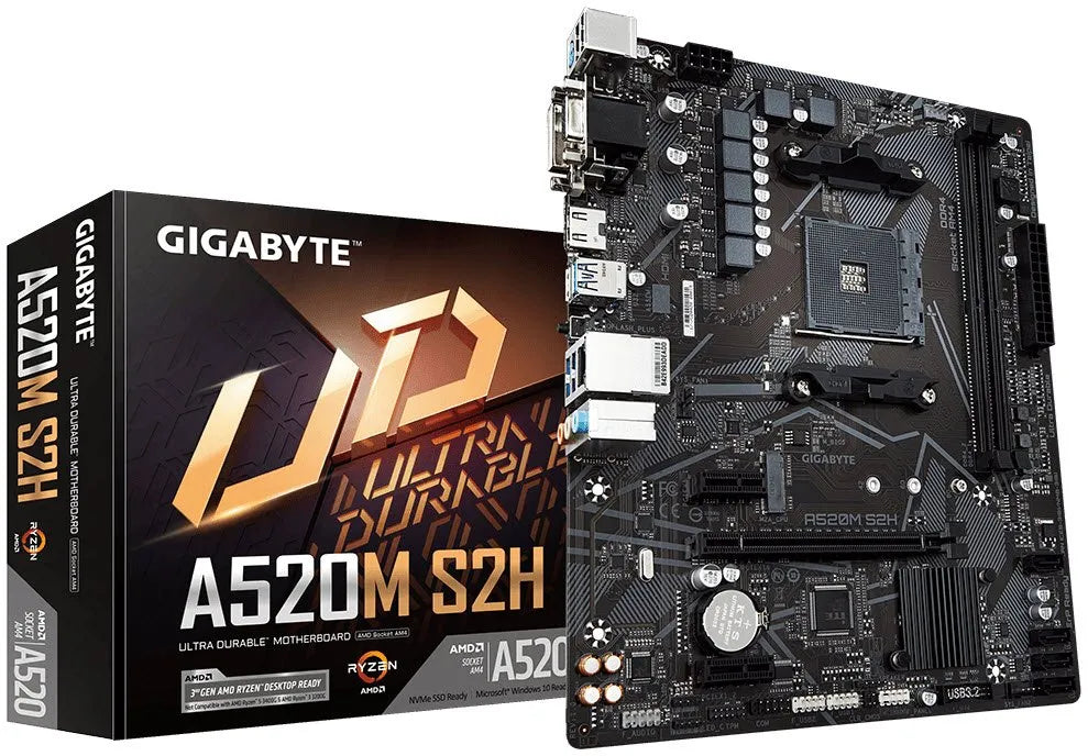 GIGABYTE AMD A520 Chipset for 3rd Generation AMD Ryzenâ„¢ processors