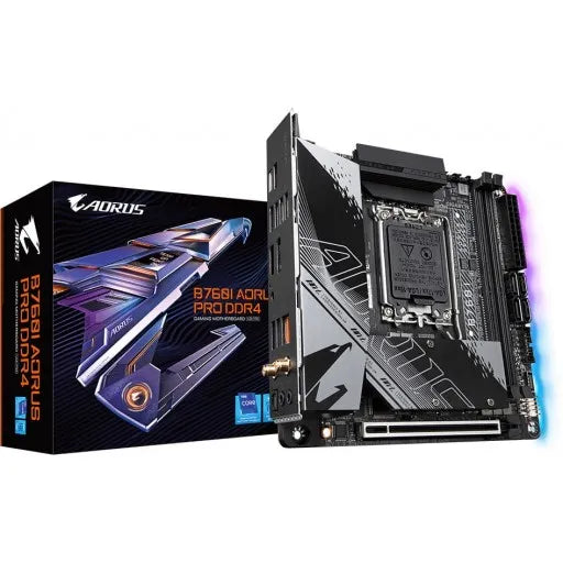 GIGABYTE Intel® B760 Chipset for 12th/13th Gen LGA 1700; 2x DDR5; 2x M2; 1xDP/1xHDMI; ITX