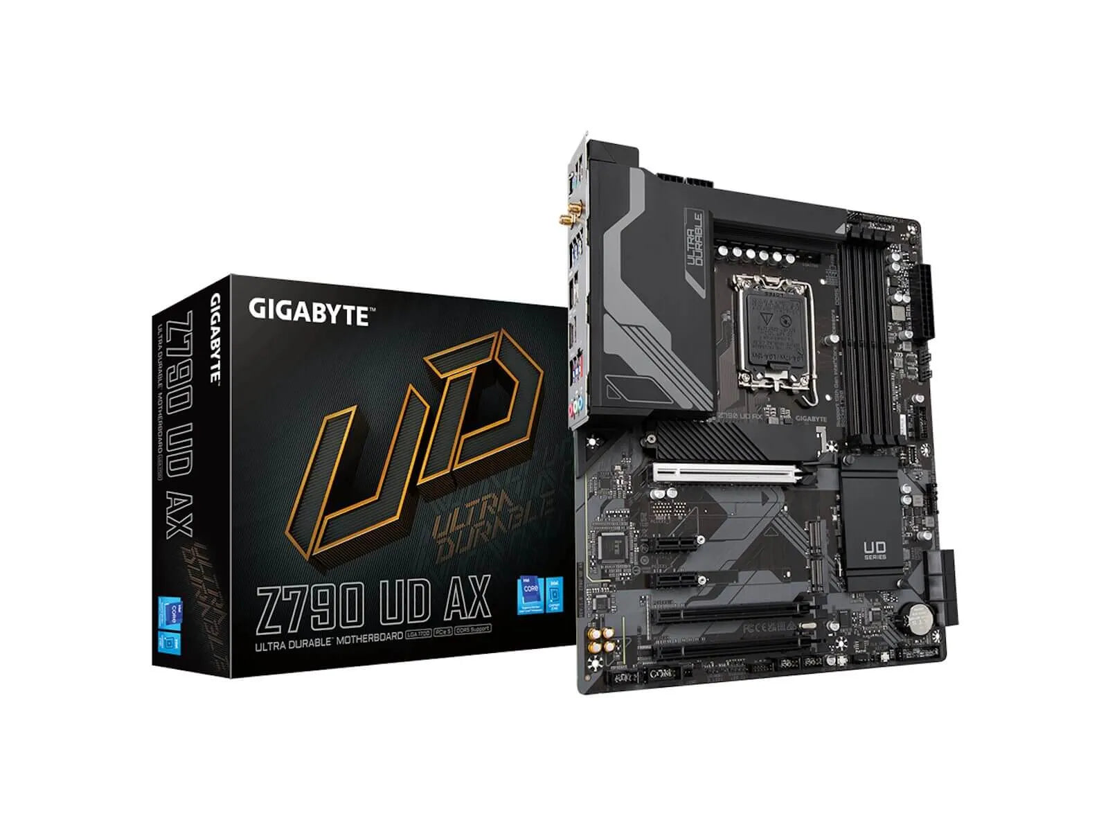 GIGABYTE Motherboard Intel® Z790 Chipset for LGA 1700; 4x DDR5; 3x M2 G4; HDMI/DP; ATX - Wi-Fi 6E 802.11ax