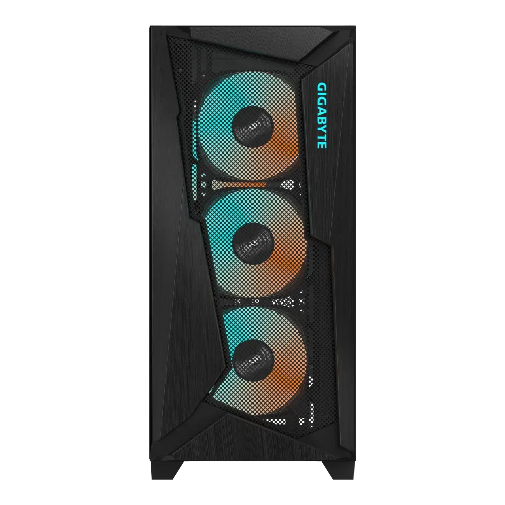 GIGABYTE Case C301 GLASS V2 Chassis; Black; Glass side Panel; ATX