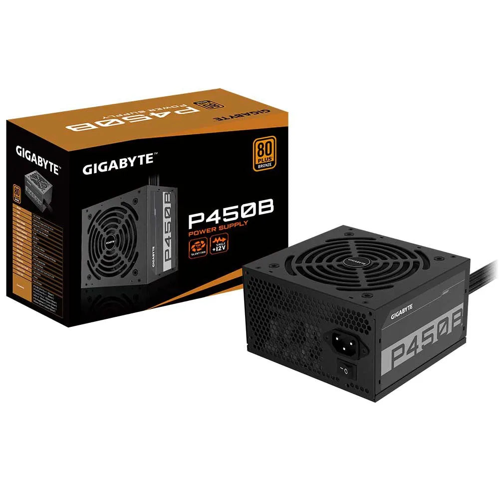 Gigabyte P450B, 450 W, 100 - 240 V, 50/60 Hz, 8 - 4 A, Active, 103 W