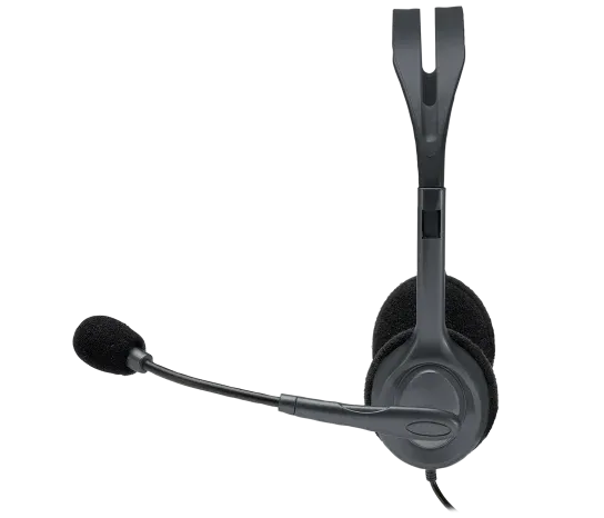 Logitech H110 Stereo Headset, Wired, Office/Call center, 20 - 20000 Hz, 74 g, Headset, Grey