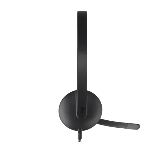 Logitech H340 USB Computer Headset, Wired, Office/Call center, 20 - 20000 Hz, 100 g, Headset, Black
