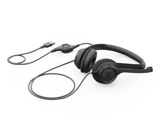 Logitech H390 USB Computer Headset, Wired, Office/Call center, 20 - 20000 Hz, 197 g, Headset, Black