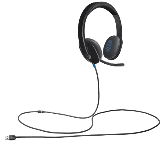 Logitech H540 USB Computer Headset, Wired, Office/Call center, 20 - 20000 Hz, 120 g, Headset, Black