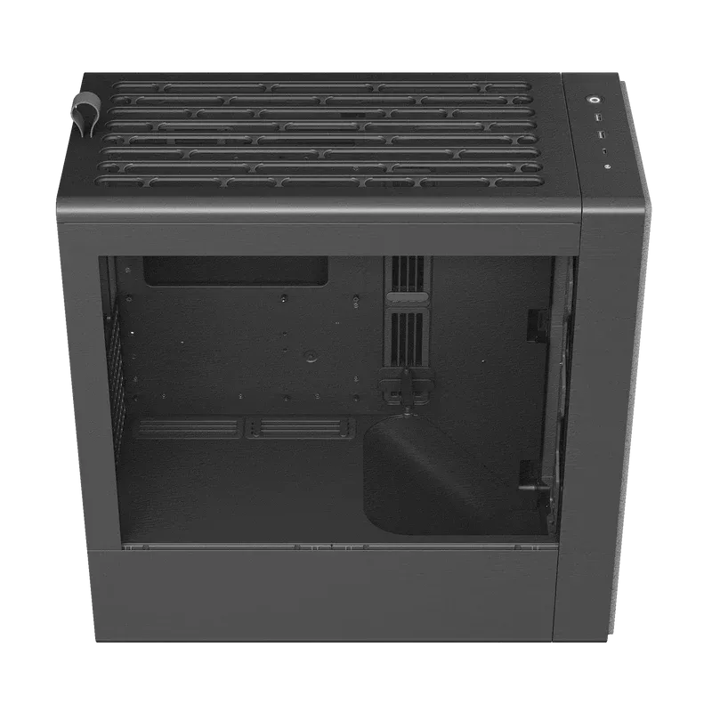 Aerocool HAVN BF 360 Flow Black EATX case - Adjustable GPU Bracket - Supports up to 7 fans (2x180; 1x140mm incl) - 2x 3.5'' or 4
