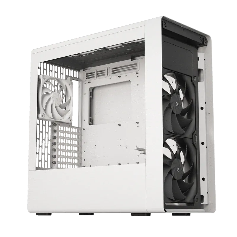 Aerocool HAVN BF 360 White EATX case - Adjustable GPU Bracket - Supports up to 7 fans (0 incl) - 2x 3.5'' or 4x 2.5'' - 420mm Ra