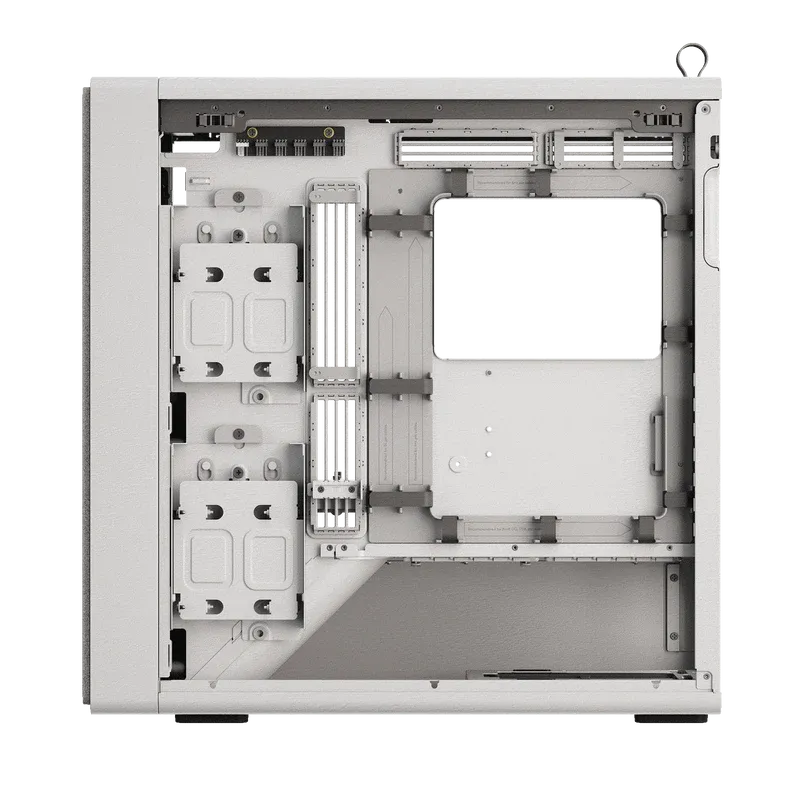 Aerocool HAVN BF 360 Flow White EATX case - Adjustable GPU Bracket - Supports up to 7 fans (2x180; 1x140mm incl) - 2x 3.5'' or 4