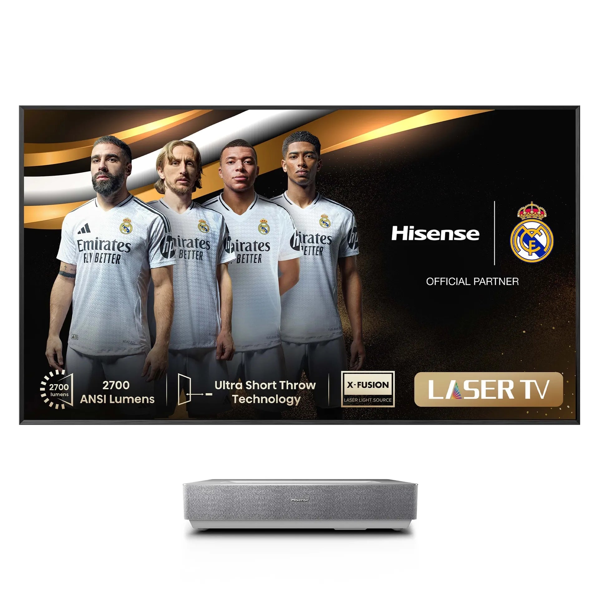 HISENSE LEDN100L5H Ultra-short Throw 100'' 4K Smart Laser TV