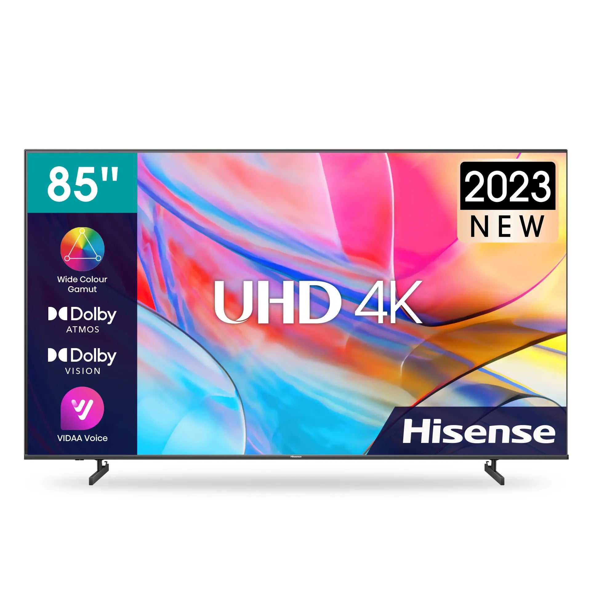 HISENSE LEDN85A7K 85'' Premium UHD; Wide Colour Gamut;UHD AI Upscaler;DOLBY VISION HDR;Game Mode Plus;Dolby Atmos;HDR10+Decode;B