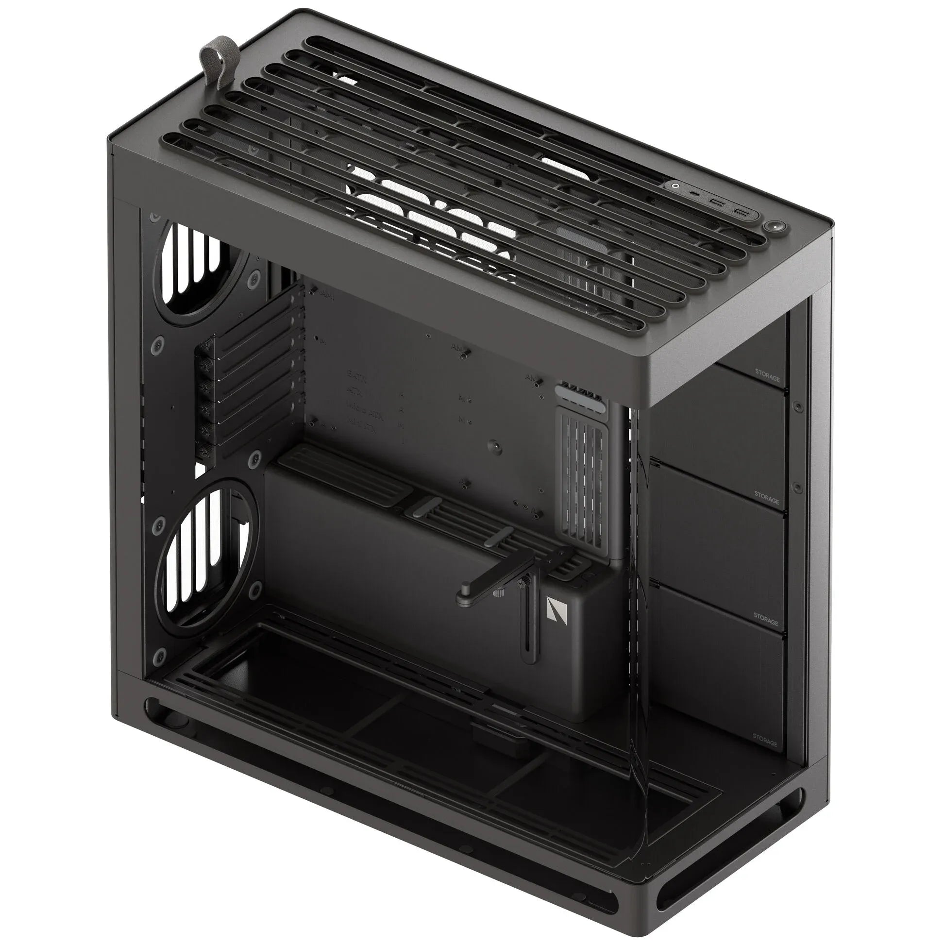 Aerocool HAVN HS 420 Base Edition Black EATX case - Supports up to 11 fans - 4x 3.5'' or 8x 2.5'' - 420mm Radiator. 