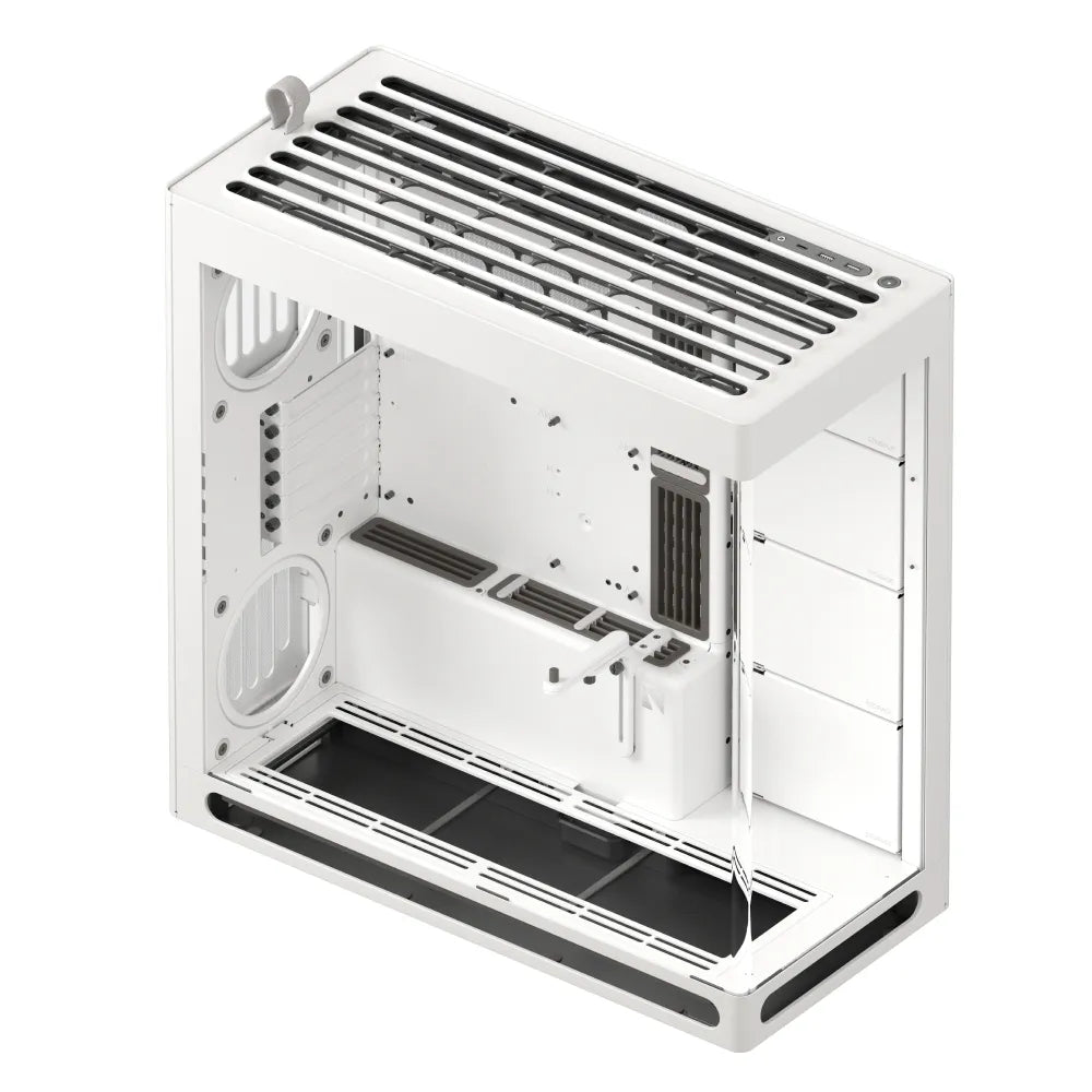 Aerocool HAVN HS 420 Base Edition White EATX case - Supports up to 11 fans - 4x 3.5'' or 8x 2.5'' - 420mm Radiator. 