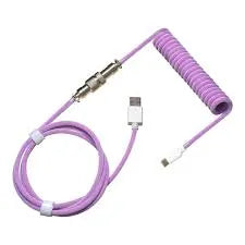 Cooler Master Coiled Cable; Double-Sleeved; Purple; Type C