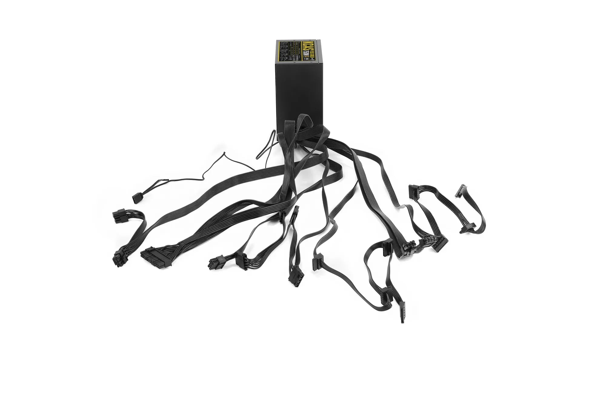 Aerocool KCAS PLUS Gold750W RGB PSU - ATX 24 PIN; 2x 4+4PIN CPU; 8x SATA; 4x PATA; 3x PCIe 6+2PIN. 