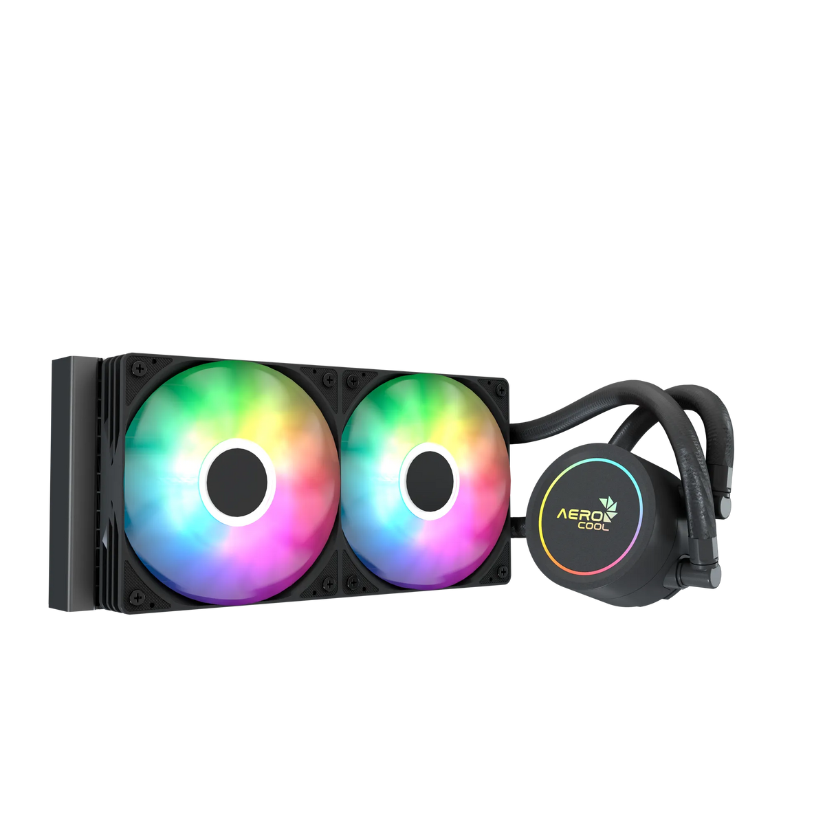 Aerocol Abyss L240 Black - 240mm ARGB Liquid Cooler - Intel LGA1851/LGA1700  - AMD AM4/AM5.