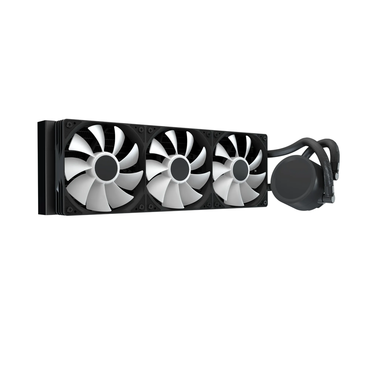 Aerocol Abyss L360 Black with digital display - 360mm ARGB Liquid Cooler - Intel LGA1851/LGA1700   - AMD AM4/AM5.