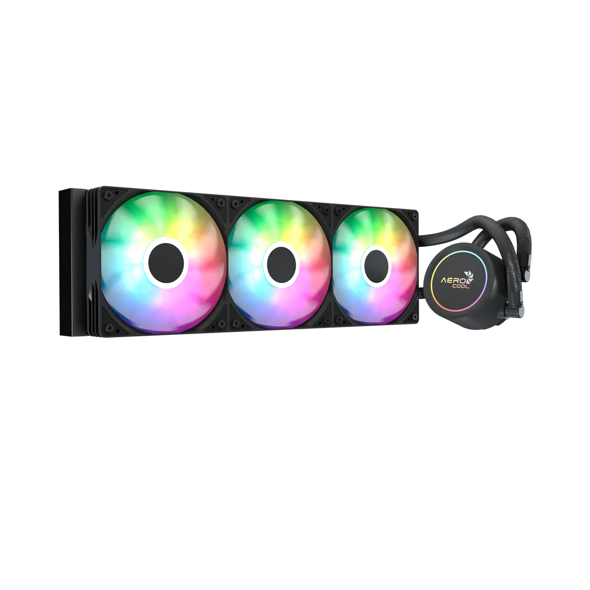 Aerocol Abyss L360 Black - 360mm ARGB Liquid Cooler - Intel LGA1851/LGA1700   - AMD AM4/AM5.