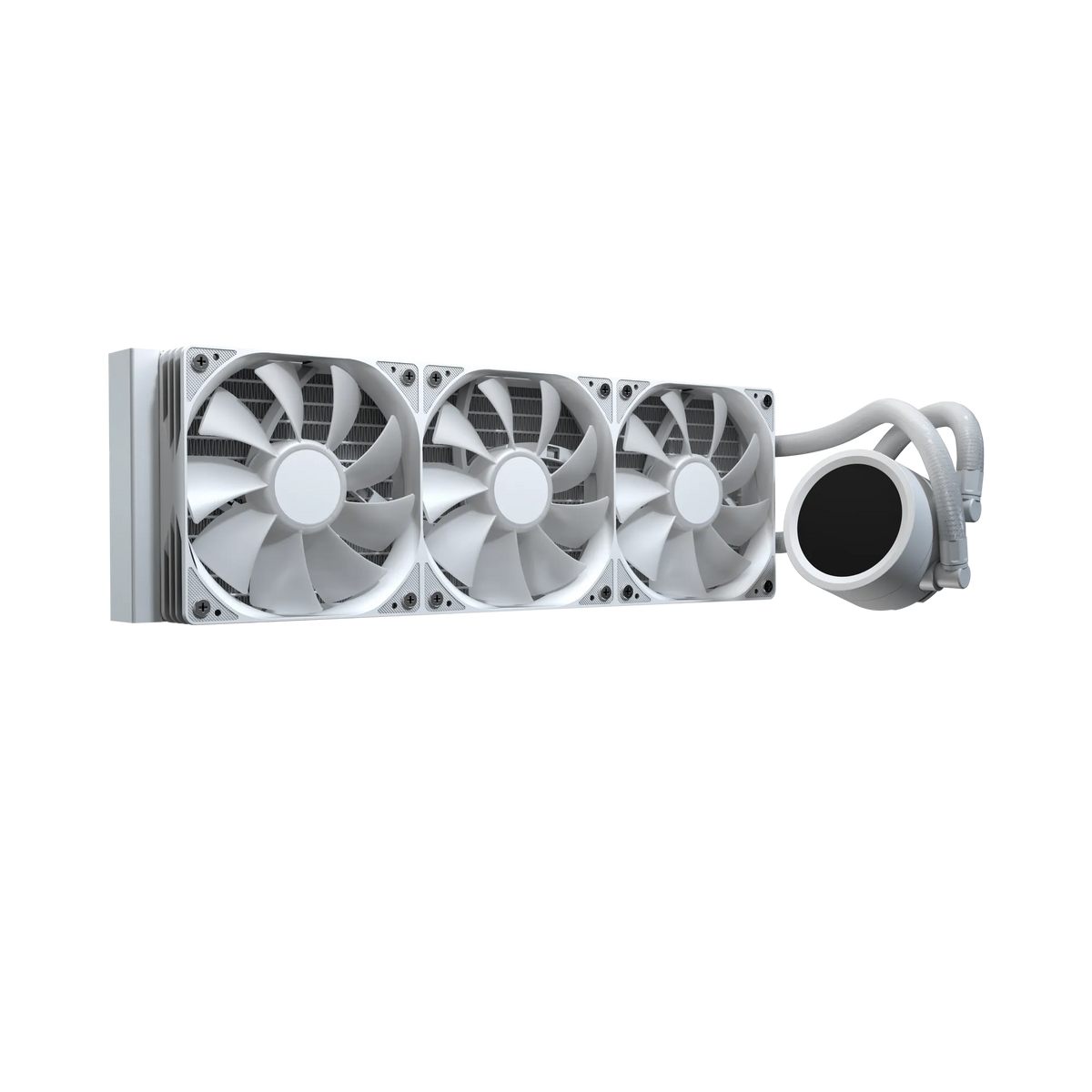 Aerocol Abyss L360 White with digital display - 360mm ARGB Liquid Cooler - Intel LGA1851/LGA1700   - AMD AM4/AM5.