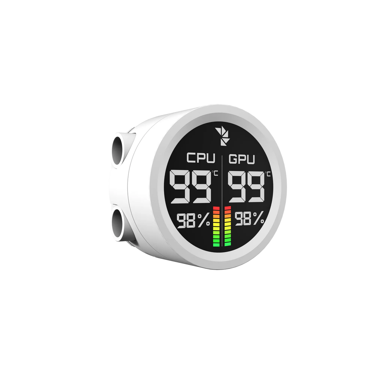 Aerocol Abyss L360 White with digital display - 360mm ARGB Liquid Cooler - Intel LGA1851/LGA1700   - AMD AM4/AM5.