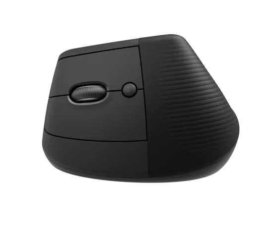 Logitech Lift Vertical Ergonomic Mouse, Right-hand, Vertical design, Optical, RF Wireless + Bluetooth, 4000 DPI, Graphite