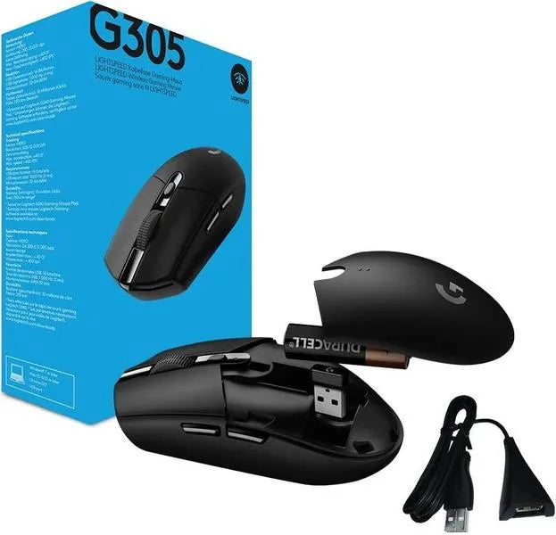 LogitechÂ® G305 LIGHTSPEED Wireless Gaming Mouse - BLACK - 2