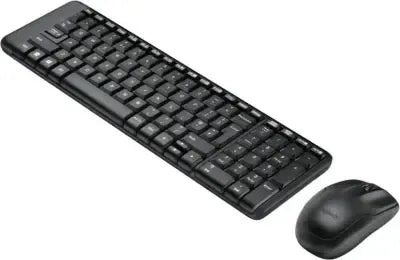 Logitech Wireless Combo MK220, Mini, Wireless, RF Wireless, QWERTY, Black, Mouse included