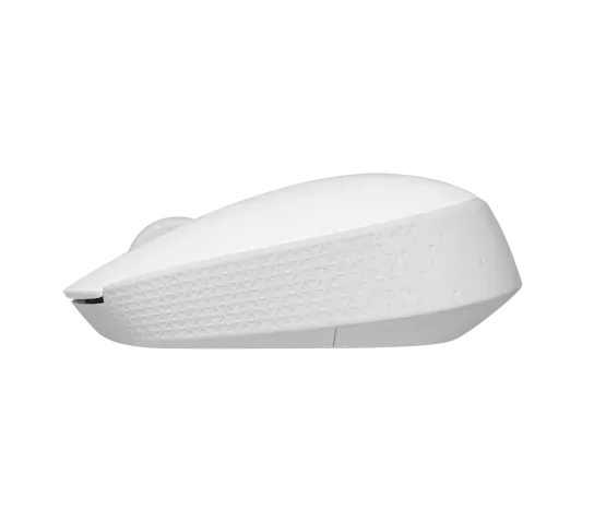 Logitech M171, Ambidextrous, Optical, RF Wireless, White