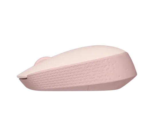 Logitech M171, Ambidextrous, Optical, RF Wireless, Pink