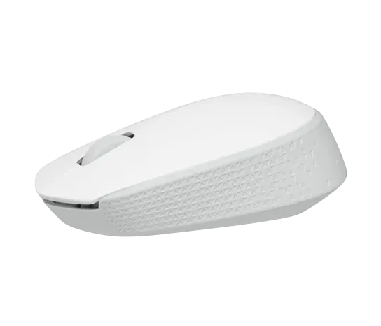 Logitech M171, Ambidextrous, Optical, RF Wireless, White