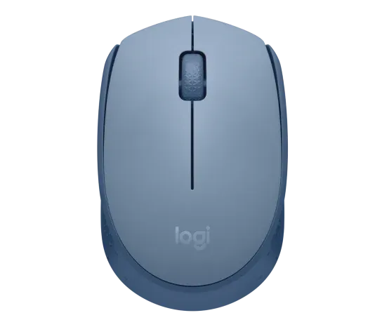 Logitech M171, Ambidextrous, Optical, RF Wireless, Blue