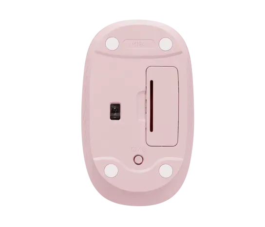 Logitech M196, Ambidextrous, IR LED, Bluetooth, 1000 DPI, Pink