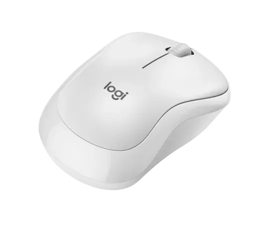 Logitech M240, Ambidextrous, Bluetooth, White