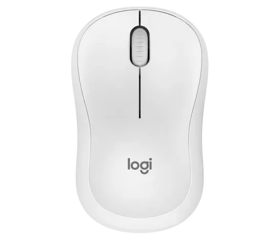 Logitech M240, Ambidextrous, Bluetooth, White