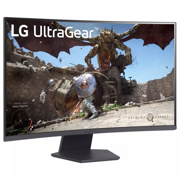 LG UltraGear 32'' QHD VA Curved Gaming 180Hz 1ms; 2560x1440 VAl; AMD FreeSync; 2x HDMI; 1x Display Port; Tilt