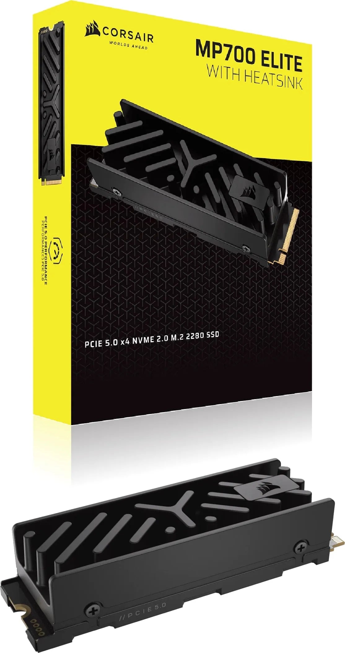 Corsair MP700 ELITE with Heatsink 1TB M.2 NVMe PCIe Gen. 5 x4 SSD 