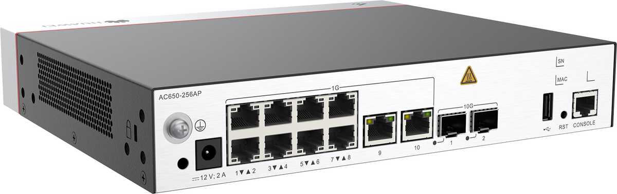 AC650-256AP 10*GE ports 2*10GE SFP+ ports manage up to 256 AP's