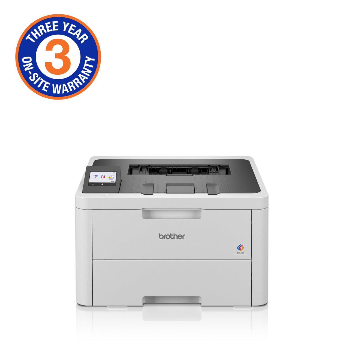 Brother Colour Duplex Laser Printer with wired and wireless networking capability (3YR onsite)