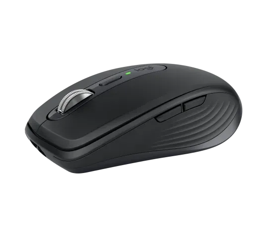 Logitech MX Anywhere 3S, Right-hand, Laser, RF Wireless + Bluetooth, 8000 DPI, Graphite