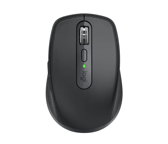 Logitech MX Anywhere 3S, Right-hand, Laser, RF Wireless + Bluetooth, 8000 DPI, Graphite